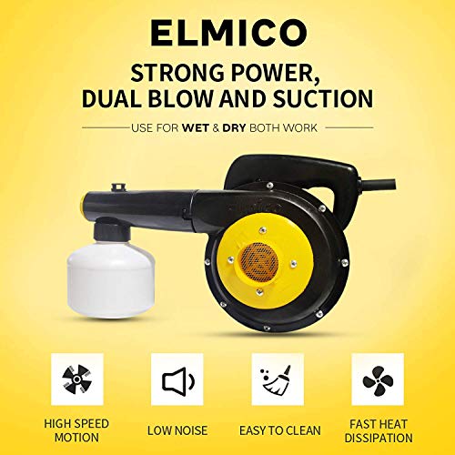 Image of ELMICO 700W Paint Sprayer Cum Mist Sprayer /Continuously 60 Min Use /Water Sprayer Air Blower /100% Copper Armature Corded Electric