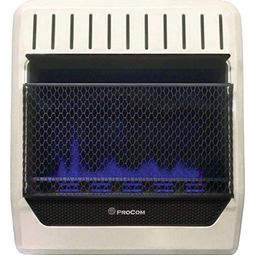 PROCOM HEATING MGT20BF 20,000 BTU Dual Fuel Blue Flame Gas Wall Heater