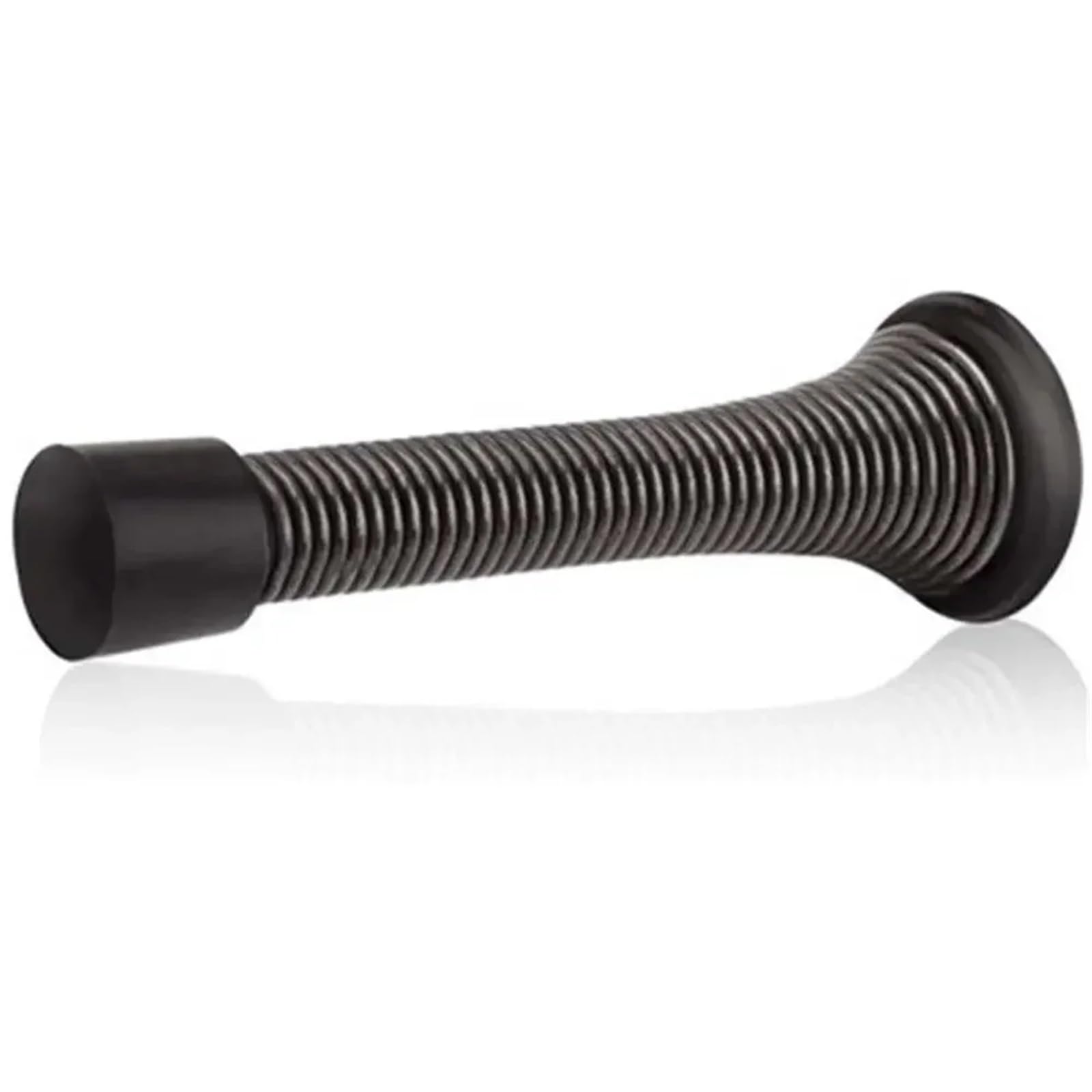 Door Stop Door Crash Pad Wall Protector Metal Handle Guard Stopper Spring Anti-Collision Noise Canceling(Bronze)