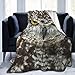 Coperte Super Morbido In Peluche Gufo arrabbiato Coperta Plaid in Flanella per Letto e Divano, Leggere, Calde, accoglienti e Resistenti Coperte