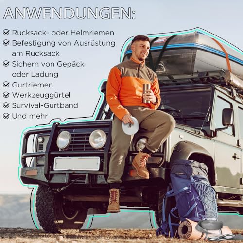 Image of TECEUM 3 /4 inch & 5 /8 inch & 1 inch & 1.5 inch & 2 inch Webbing - 10 25 50 Yards - 40+ Colors - Heavy Duty 1 Inch 1.5 Inch 2 Inch Backpack Straps - Webbing for Outdoors Indoors Crafting DIY