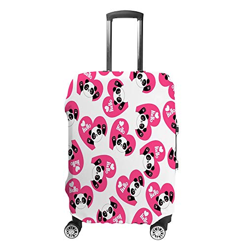 Housse de valise panda anti-rayures lavable