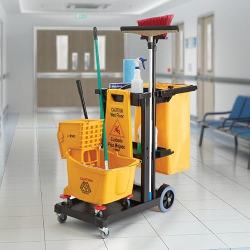 Winco PJC-4538 Heavy-Duty Janitor Cleaning Cart thumb #6