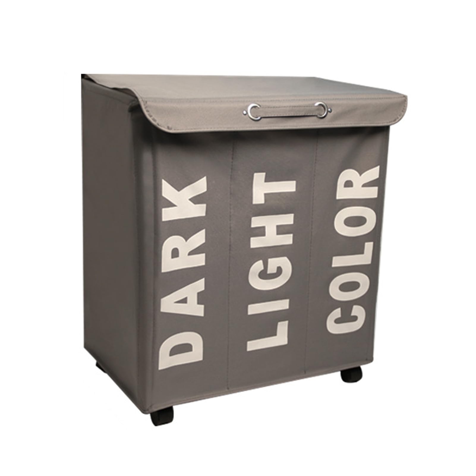Oxford Cloth Multifunctional Storage Basket, Household Laundry Basket with Wheels, Waterproof Dirty Clothes Basket, Bathroom Collapsible Dirty Clothes Basket, Toy Sundry Storage Bucket