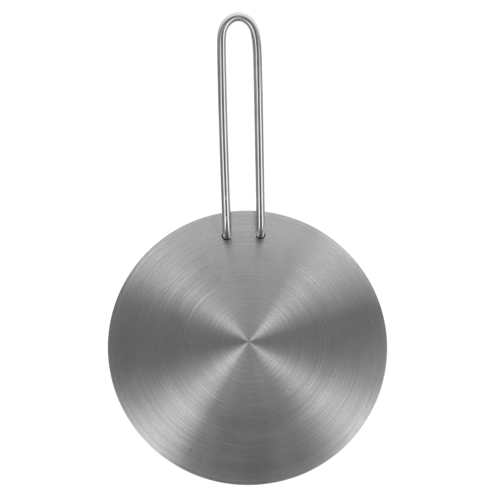 NOLITOY Difusor de Calor para Cocina Inducción 18 Cm de Acero Inoxidable Mango Desmontable, Placa Adaptadora Metálica para Estufa Vitrocerámica y Utensilios Variados, Distribución