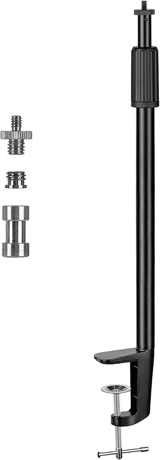 TARION Tabletop Light Stand Clip Stand, 3563cm Adjustable Metal Table