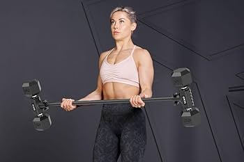 Amazon | SEWDのダンベルコンバーター – ダンベルをバーベルセットに