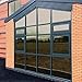 Produktbild KINLO 75x300cm verspiegelte Folie Sonnenschutz selbstklebend Fensterfolie Sichtschutz und Hitzeschutz Sichtschutzfolie Spiegelfolie fur Fenster Dunkel Kaffe