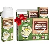 Code Brown Commandos Emergency Underpants in a Can 3 Pairs - Instant Undies in Compact Tin Container - White Elephant Joke Gift - Funny Over The Hill Birthday Gag - Great Underwear for First Aid Kit