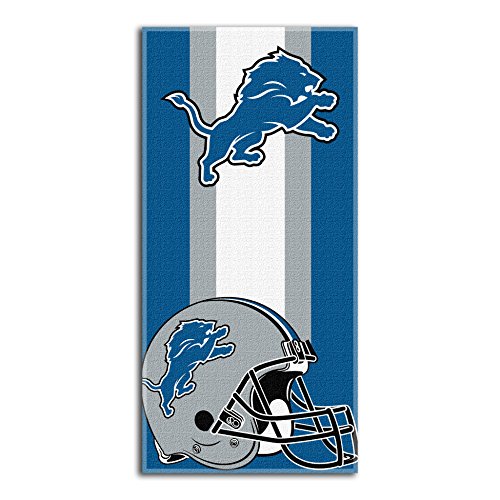 Image of Northwest NFL Detroit Lions Unisex-Adult Beach Towel, 30 inch x 60 inch, Zone Read Legacy
