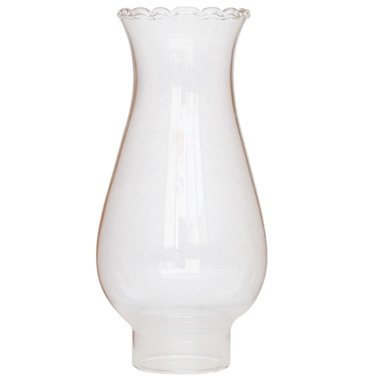 GXFCCYXT 1 1/4 Inch Base by 5 Inch Height Tiny Oil Lamp Chimney Kerosene Lamp Shade Oil Lamp Glass Replacement for Miniature Oil Lamps