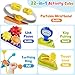 22-in-1 Baby Busy Board Activity Cube Toys, Montessori Toy for 1 Year Old Toddlers, Educational Learning Sensory Travel Toys for Infant 6-12 12-18 Months, 1st Baby Easter Gifts for Boys Girls