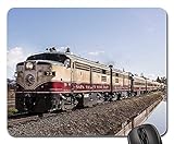Mauspads, Zug Lokomotive Eisenbahn Eisenbahnverkehr Transport Rutschfest Gaming Mauspad Komfort Mousepad Für Laptops Laptop Büro 25X30Cm