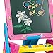M MOLTO Pupitre Infantil con Pizarra 2 en 1 Rosa