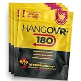 Hangovr 180 Tri-Power Before Drinking Defense 4 Pack - Support Liver & Brain Health, Feel Fresher & Better Energy - - Take Before Drinking for Relief, 3 Capsules per Pouch