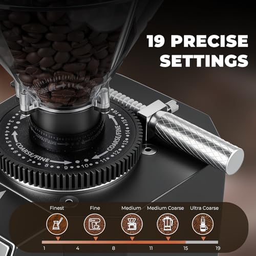 Flyseago 60mm Flat Burr Grinder