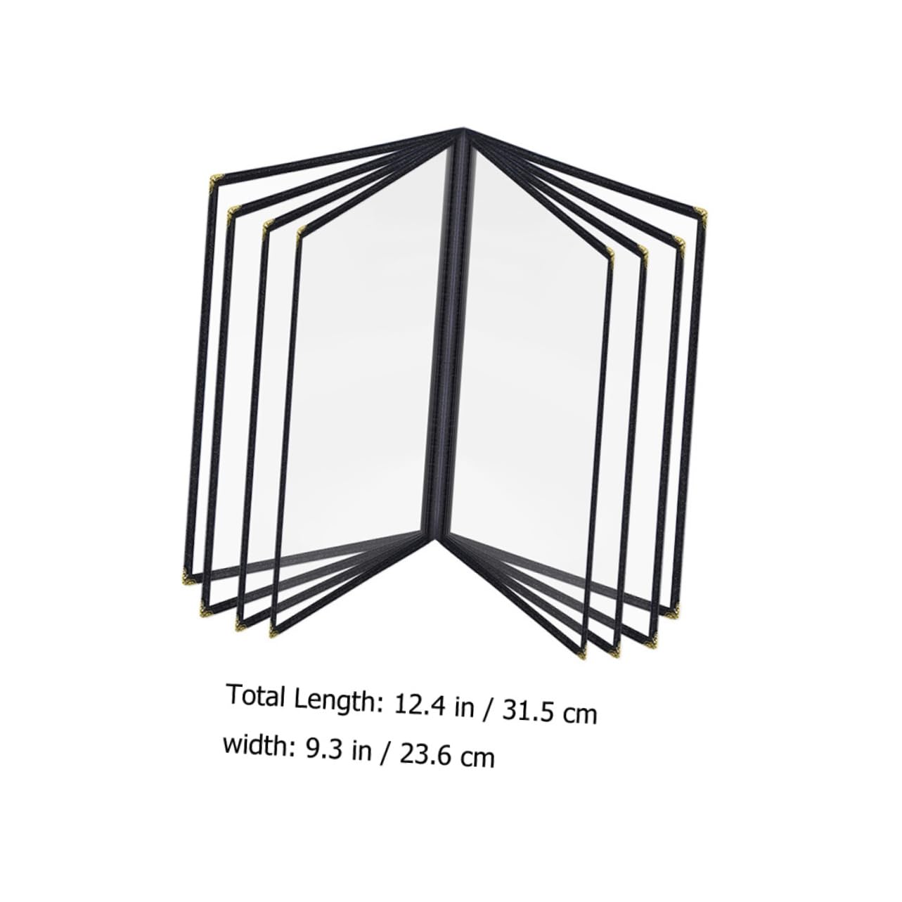 LIFKOME Menu Folder Menu Covers Single Page Clear Menu Binder Protectors Wine Menu Cover Menu Protector Restaurant Menu Covers Book Transparent Menu Book Transparent A4 Menu Cover