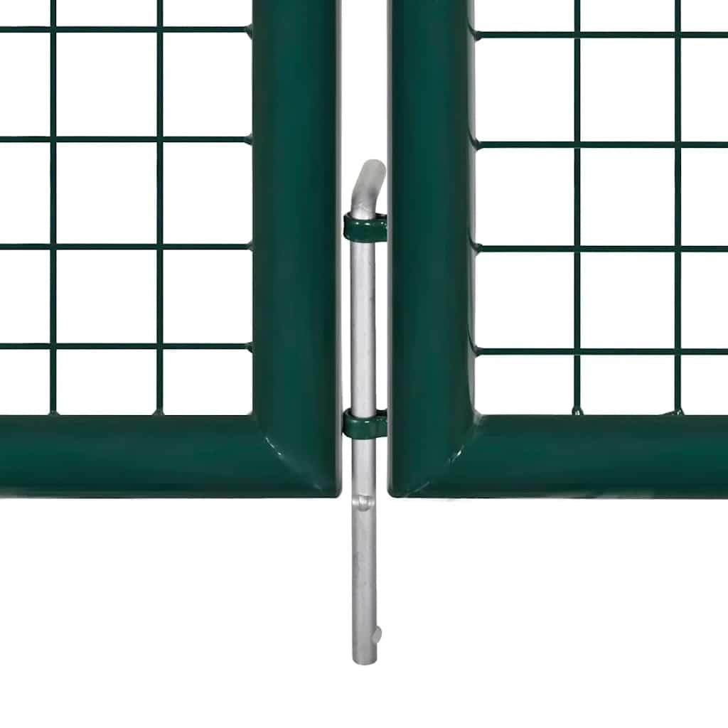 vidaXL Cancello da Giardino in Rete per Recinzione, Porta, Griglia a muro 300x175 cm