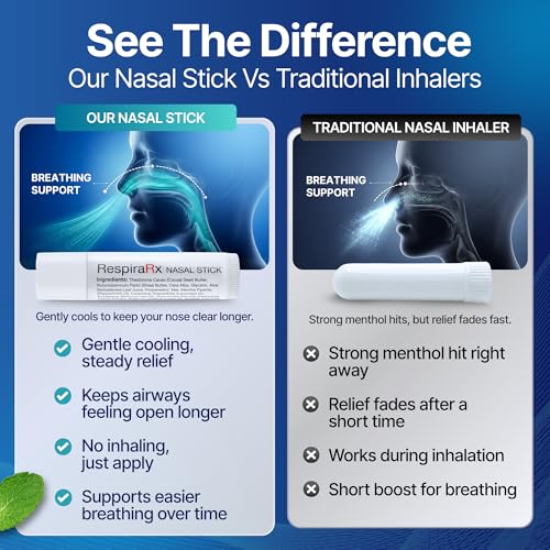 Image of Nasal Stick for Adults | Cooling Comfort | Easy-to-Use Pocket Size | Day & Night Use | Pack of 1