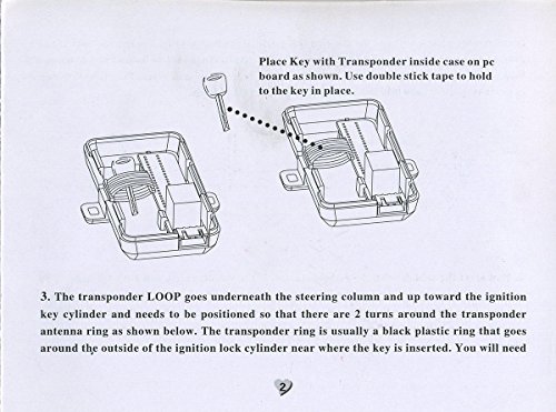BANVIE Car Immobilizer Transponder Bypass Module for Chip Key, a Spare chip Key is Required, not fit for Other Immobilizer Way