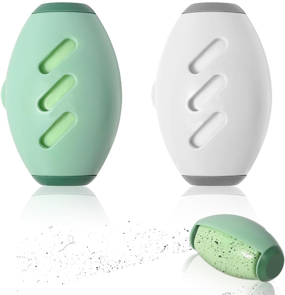Rodillo de pelusa reutilizable, 2 unidades reutilizable Lint Roller, adhesivo portátil lavable, quitapelos de animales, rodillo de pelusa, compacto y portátil, rodillo de pelusa para pelo de mascotas