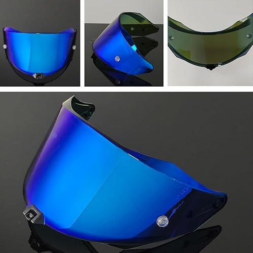 Miniatura 2 de BSTOP R2R Shield Reemplazo para KYT R2R visera de casco de motocicleta con protección UV Capacete para Moto (Revo Deep Blue)
