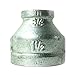 LEFITPA Replacement 1-1/2 Inch x 3/4 Inch Galvanized Steel Reducer Coupling for PrimeX 82980
