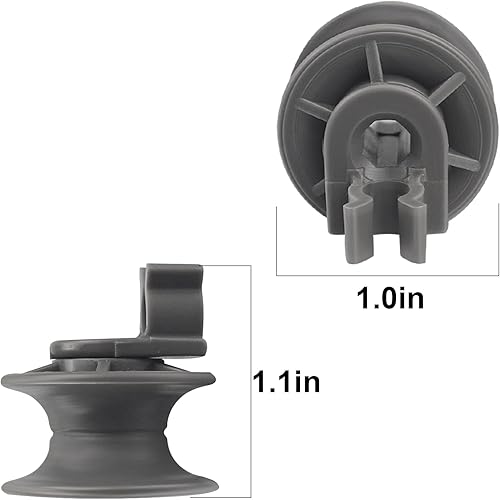 Miniatura 4 de 4581DD3002A - Rodillo de repuesto para escurridor de platos superior compatible con piezas de lavavajillas L-G, sustituye a 4581DD9001B AP4437685