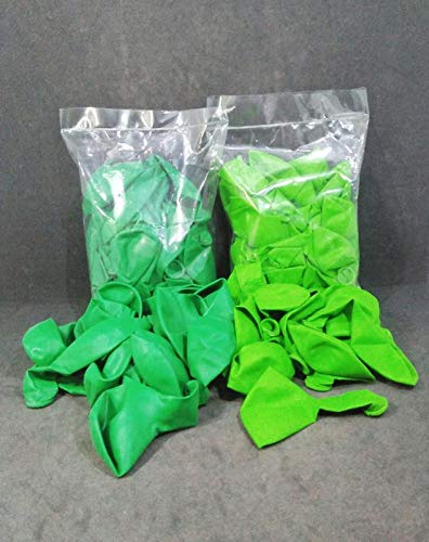 VINAYAKAMART®(light green & dark green) colour balloons pack of 100 1