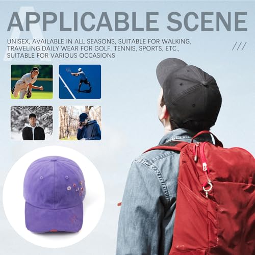 Gorra deportiva bordada floral para mujer miniatura 7