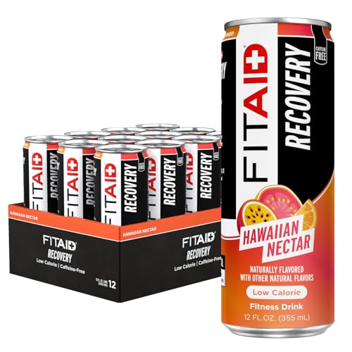 FITAID Post Workout Recovery, Hawaiian Nectar, 12 fl oz (12-Pack)