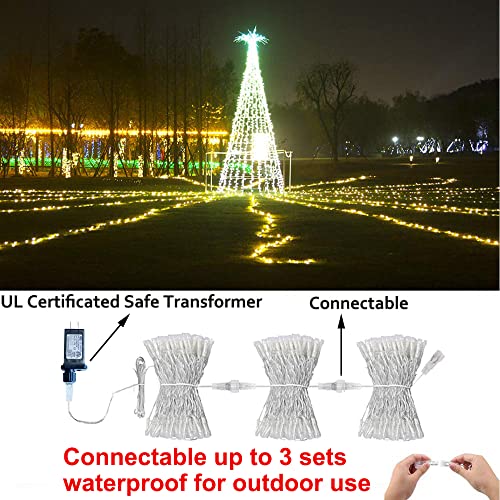 Obrecis Color Changing String Lights, 200 Led Colorful Christmas Lights Multicolor Plug In Waterproof Twinkle Tree Lights Connectable For Indoor Outdoor Room Party Wedding Xmas Decor-66Ft(Rgb) #TOP2