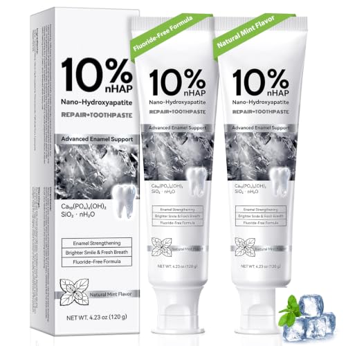 10% Nano Hydroxyapatit Zahnpasta 120g - 2 Stück – Ansicht 1