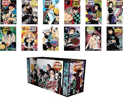 Image of Demon Slayer Kimetsu no Yaiba Manga Box Set (Vol. 1-23) - Complete Collection pro