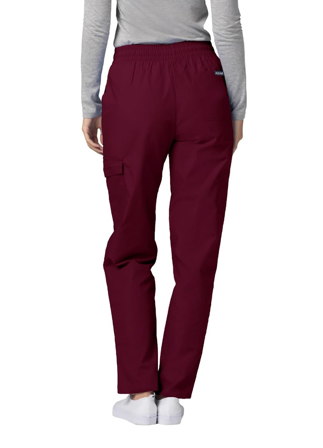 Medizinische Schrubb-hosen - Damen-Krankenhaus-Uniformhose - 506 - Burgundy - L