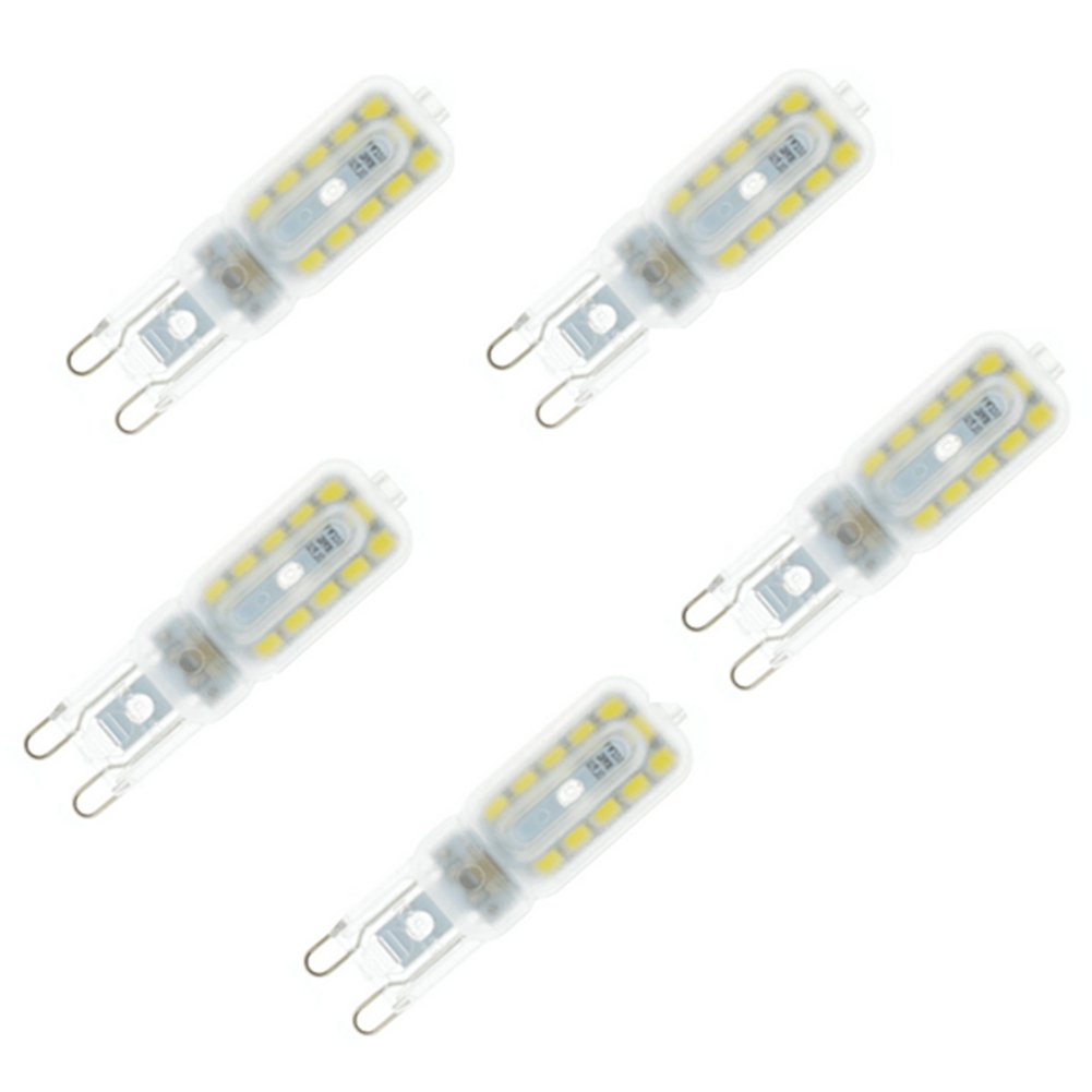 LED Bulb LED Bi-pin Lights Dimmable G5W T 22SMD 2835 350-400 Lm AC 110V,by LLP-LED (Color : Warm white, UnitCount : 10pcs)
