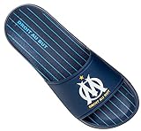 Fans von OM-Fans. OLYMPIQUE DE MARSEILLE Om Hausschuhe, offizielle Kollektion, Herrengröße 40 blau
