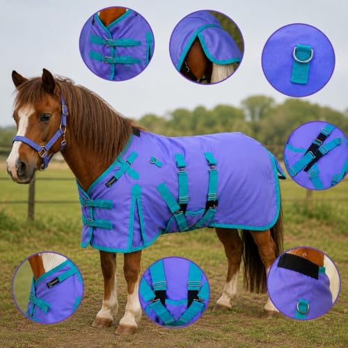 Image of 52 inch Miniature Weanling Donkey Pony Horse Foal Winter Blanket 519103B
