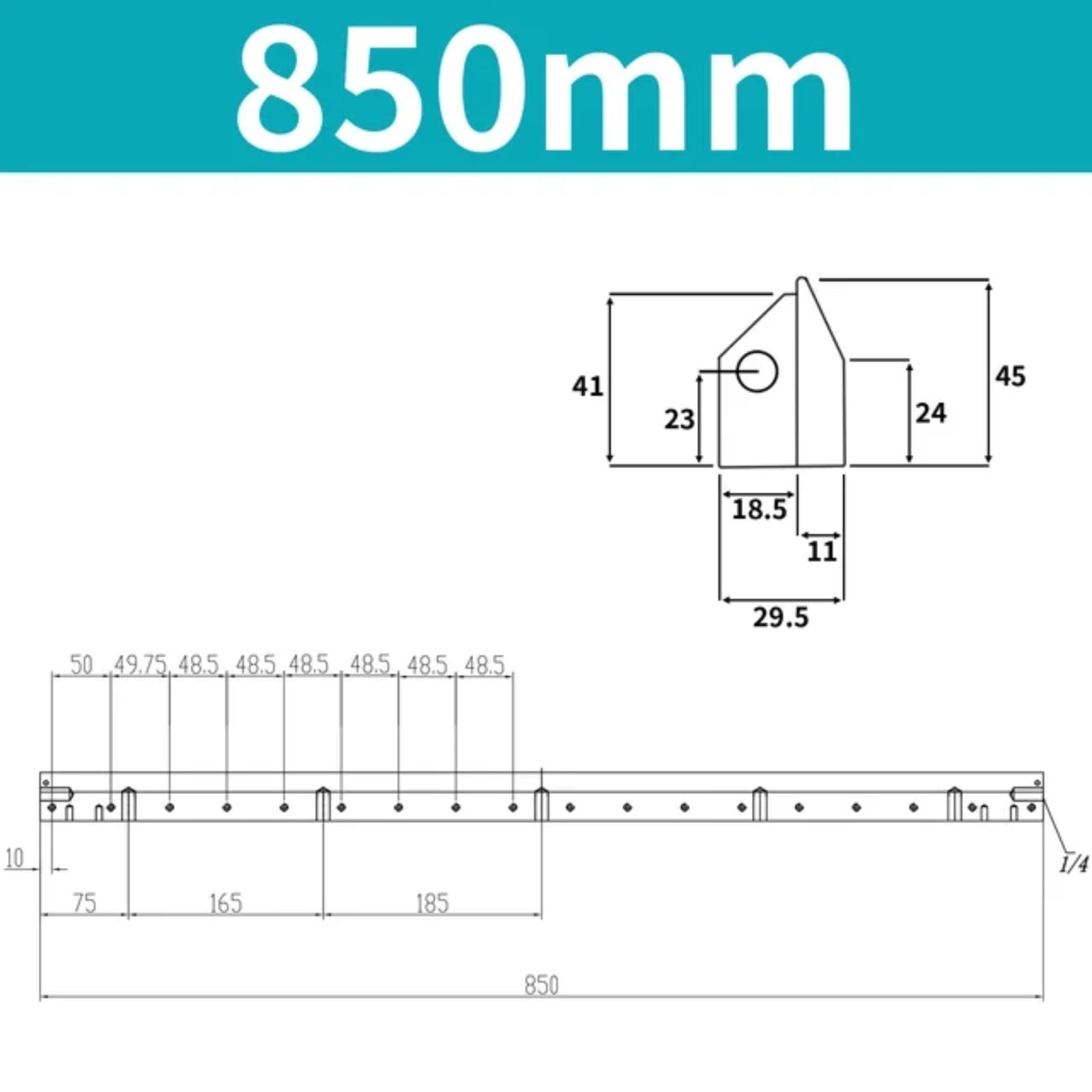 Nóż powietrzny 500-1500mm wentylator przemysłowy doprowadziły dysza noża (850 mm)