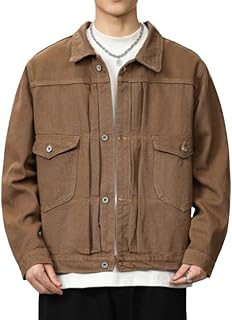 Chaqueta Vaquera Hombre, Chaqueta Vaquera De Carga Vintage, Chaqueta Vaquera Estilo Western Con Botones Y Bolsillo, Ligera, Holgada, Clásica, Informal, Para Mujer Y Hombre.