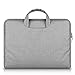 Laptop Tasche Aktentasche Tragetasche Ultrabook Stoßfestes Schutzhülle Kompatibel 15 Zoll MacBook Pro,12 Zoll,Grau