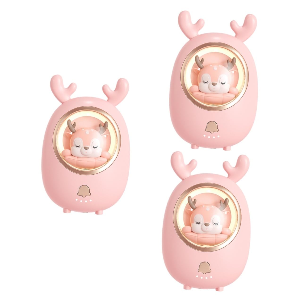BESPORTBLE 3 Set caldo scaldamani usb batterie ricaricabili scaldamani riutilizzabile dei cartoni animati riscaldatori USB illumina lo Lega di alluminio
