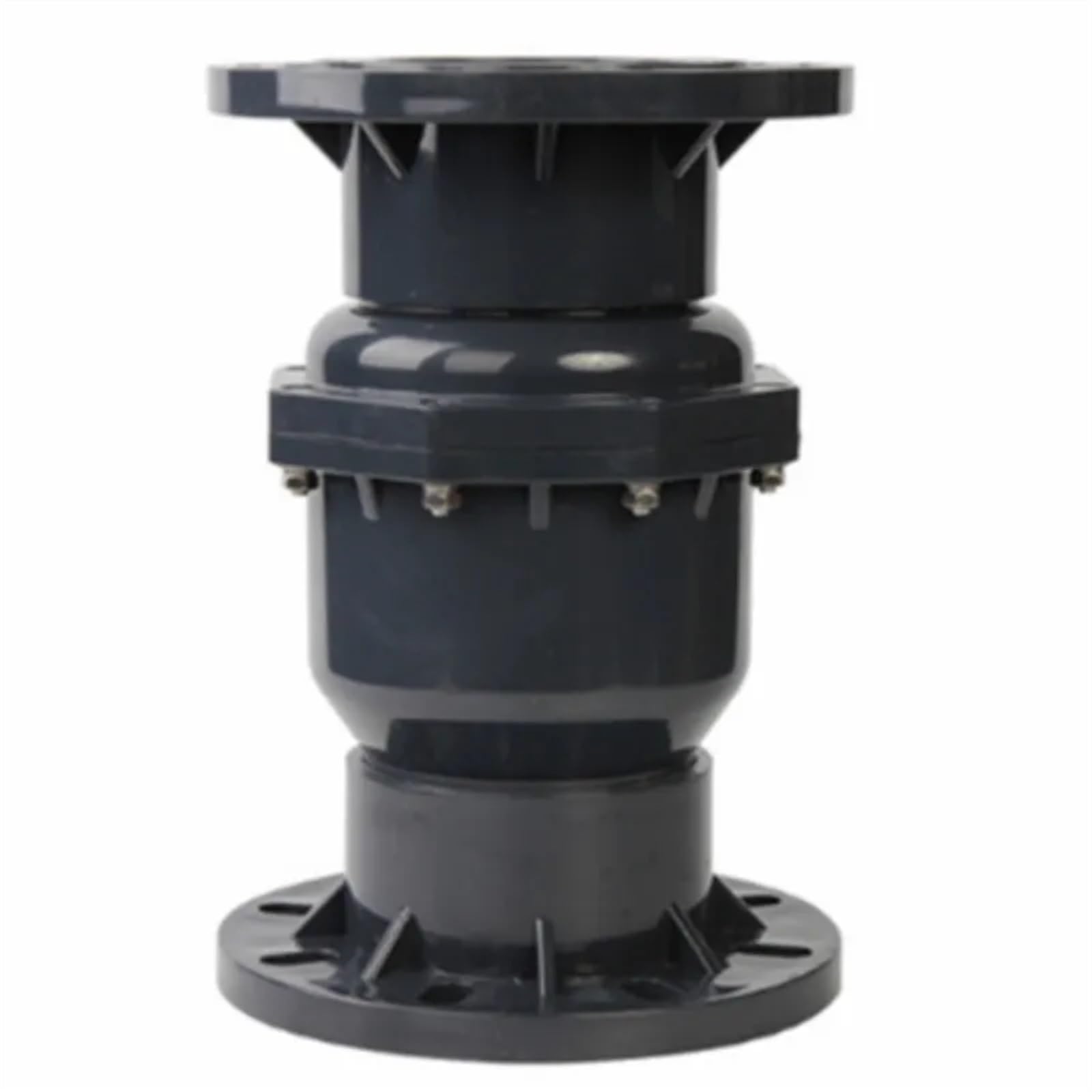 Rückschlagventil Typ PVC-U mit festen Flanschen, metrisches UPVC-Flansch-Rückschlagventil, Kunststoff-Klappen-Rückschlagventil, korrosionsbeständig, 2 Zoll((50mm) 1.5 inch)