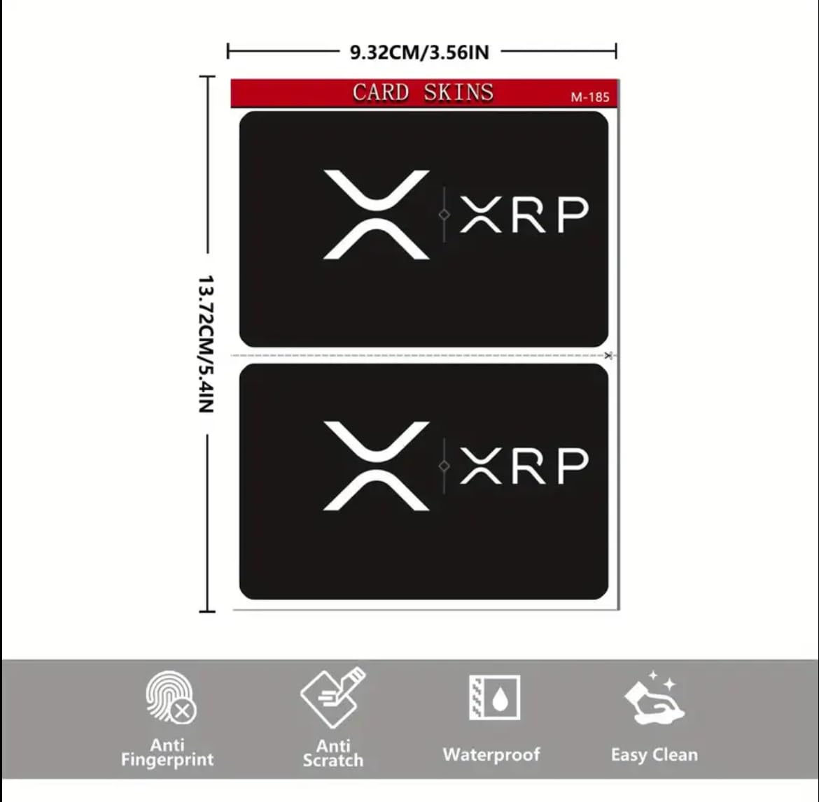 Amazon.com: XRP Crypto Currency Credit Card Skin Stickers for Key, Debit,  Bank 4PCS - Cryptocurrency for Adults : Office Products
