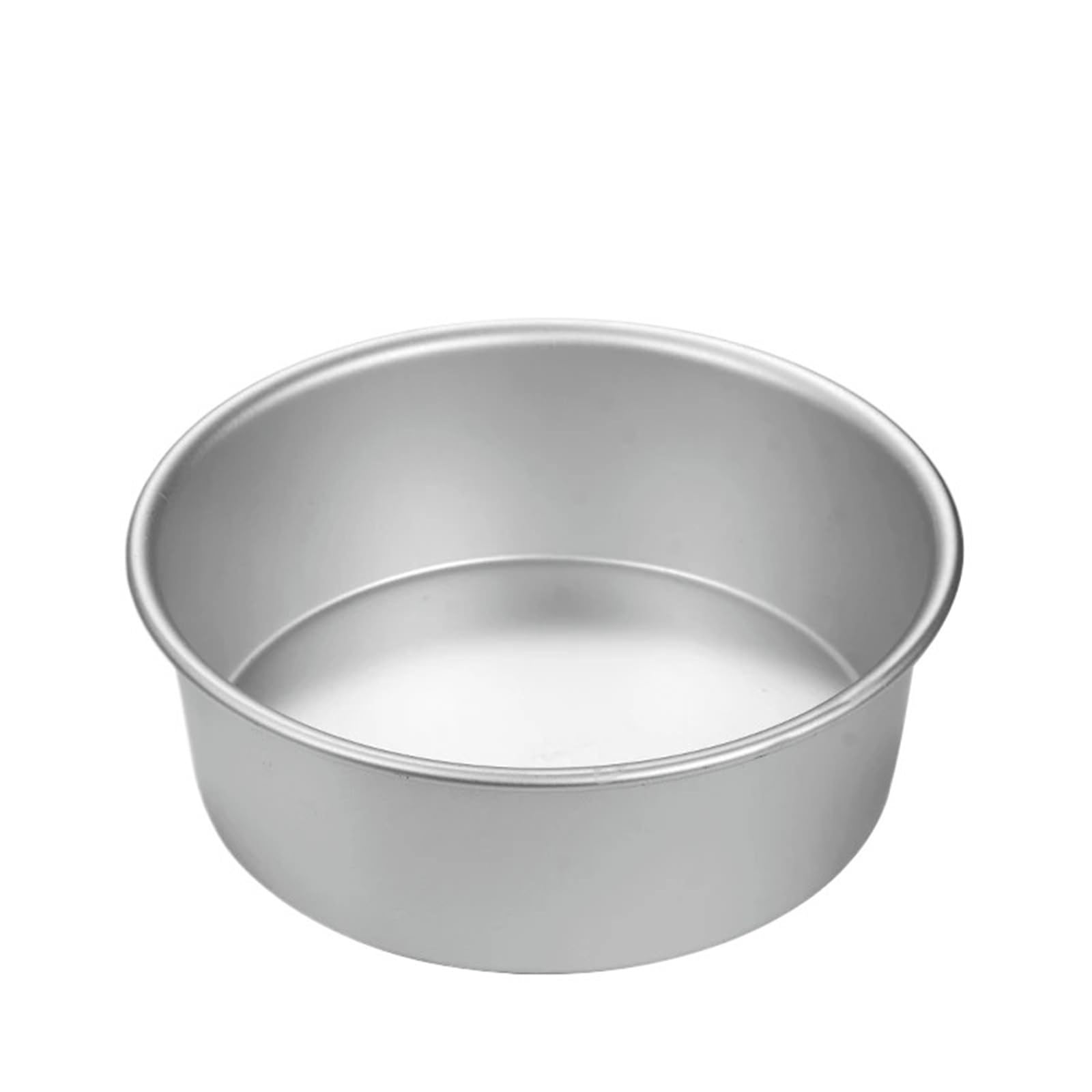 Moule à gâteau rond 10 pouces en alliage d'aluminium blanc à fond solide