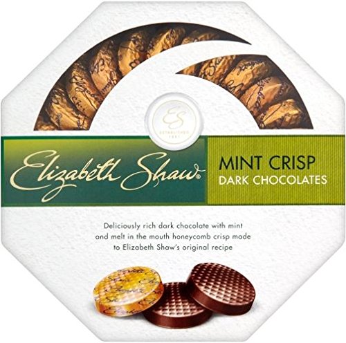 Elizabeth Shaw Mint Crisp Dark Chocolate (175g) - Pack of 6