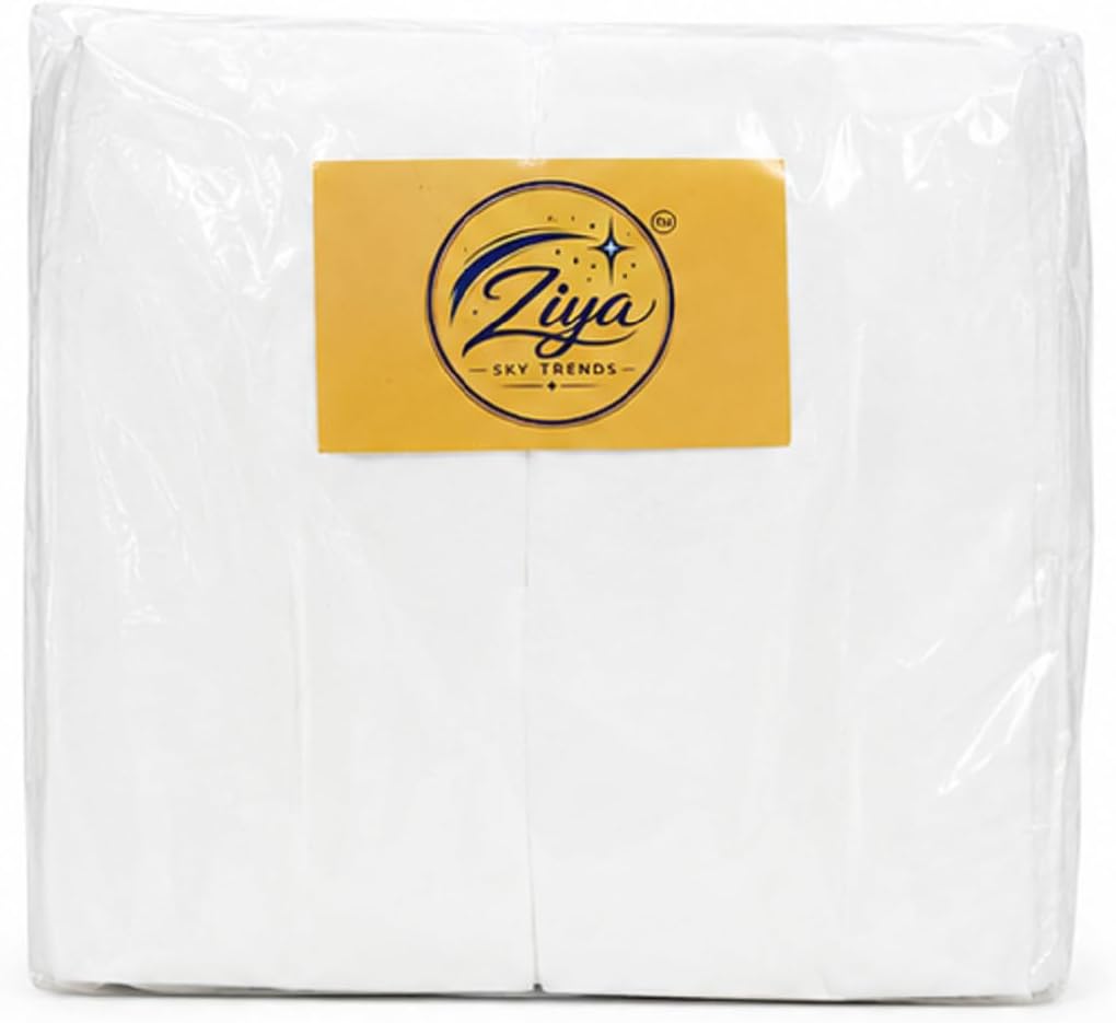 White Fabric Cloth Tissue, Plain Solid Color
