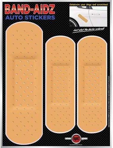 HOT STUFF MERCHANDISE Band-Aid Car Auto Sticker Set Large