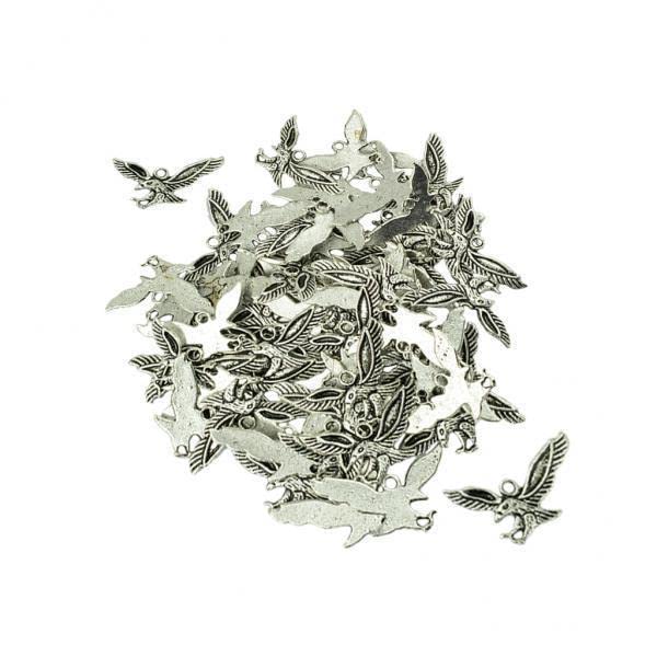 Enakshi® 5x50 Pieces Tibetan Silver Hawk Eagle Bird Flying Charms Pendants Jewelry DIY|Crafts | Beads & Jewelry Making | Charms & Pendants