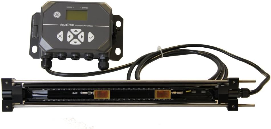 GE Panametrics AT600 Ultrasonic Clamp-On Flow Meter C-RS transducers, 0.5MHz, IP66 (Typical 8 to 24 inches / 200 to 600 mm)
